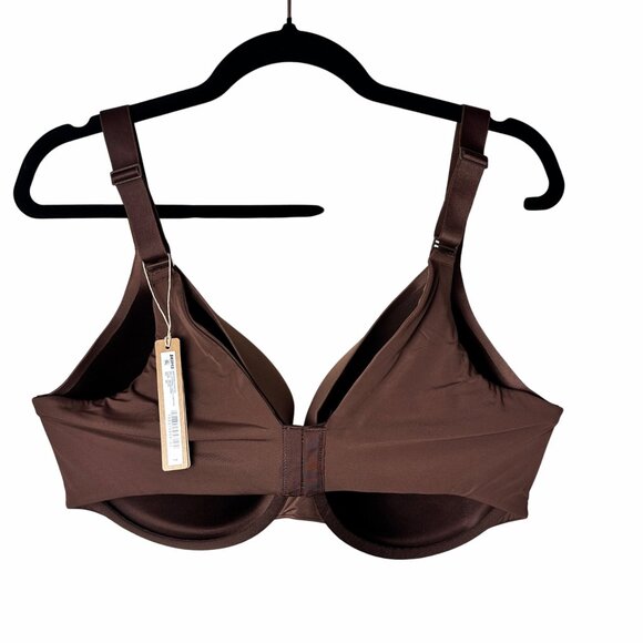 SKIMS SMOOTHING INTIMATES FULL COVERAGE BRA SIZE 40H IN COCOA NWT $56 - Picture 3 of 9